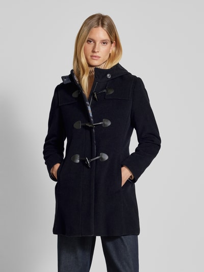 Peek & Cloppenburg Gil BretWollmantel Mit Knopf- Und Knebelverschluss In Marine