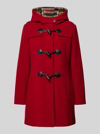 Peek & Cloppenburg Gil BretWollmantel Mit Knopf- Und Knebelverschluss In Rot