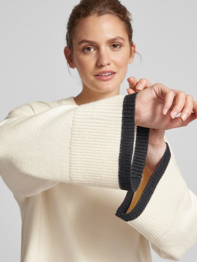 Peek & Cloppenburg Gina TricotOversized Strickpullover Mit Kimonoärmeln In Ecru