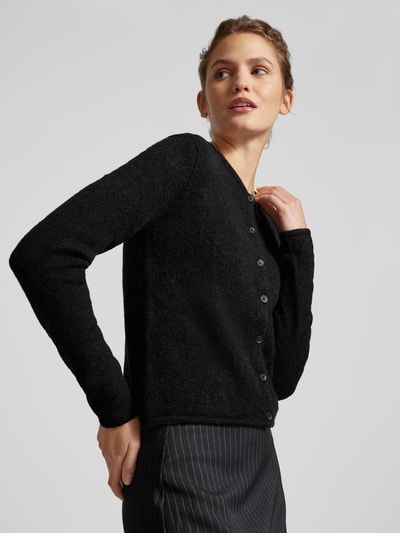 Peek & Cloppenburg Gina TricotStrickjacke Mit Knopfleiste In Black