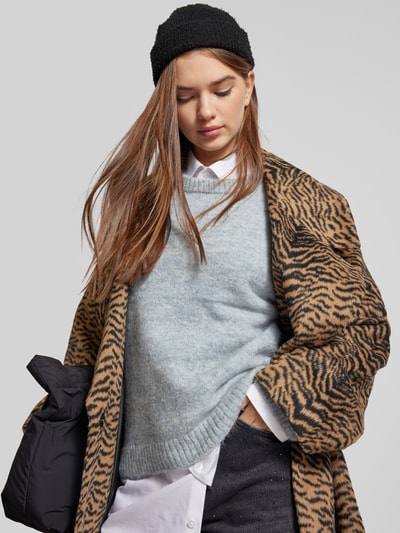 Peek & Cloppenburg Gina TricotStrickpullover Mit Rundhalsausschnitt In Hellblau