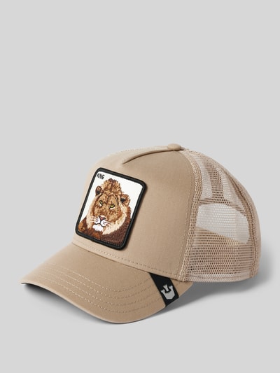 Peek & Cloppenburg GOORIN BROS.Cap mit Motiv-Patch Modell 'The King Lion' in beige