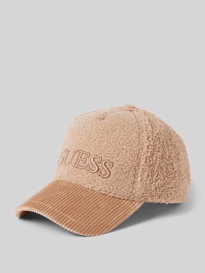 Peek & Cloppenburg GuessBasecap mit Teddyfell in mittelbraun
