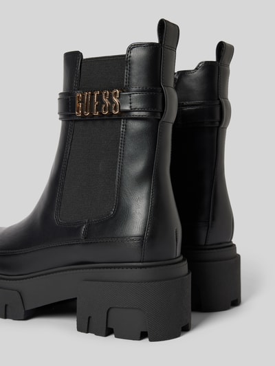 Peek & Cloppenburg GuessChelsea Boots Mit Label-Applikation Modell 'YELMA' In Black