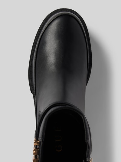 Peek & Cloppenburg GuessChelsea Boots Mit Label-Applikation Modell 'YELMA' In Black