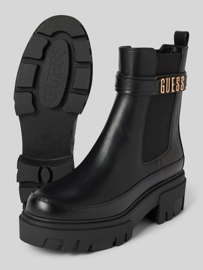 Peek & Cloppenburg GuessChelsea Boots Mit Label-Applikation Modell 'YELMA' In Black