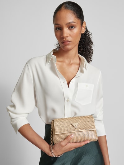 Peek & Cloppenburg GuessClutch mit Strasssteinbesatz Modell 'ZALINA' in gold