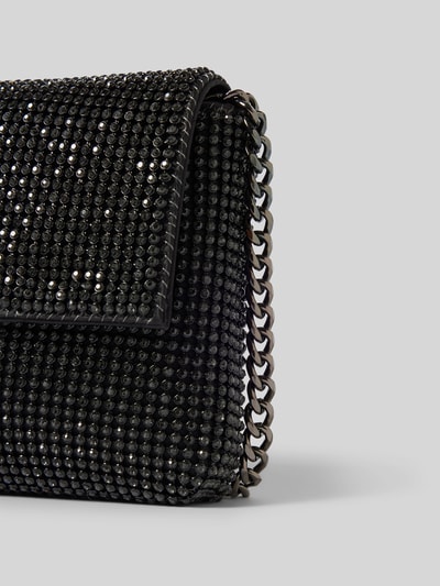 Peek & Cloppenburg GuessClutch Mit Ziersteinbesatz Modell 'ZALINA FLAP' In Black