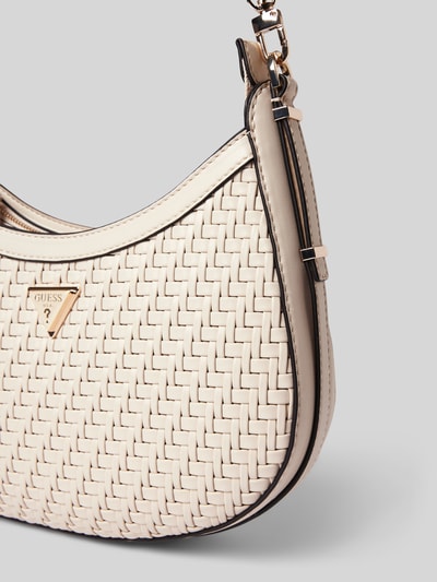 Peek & Cloppenburg GuessHandtasche In Flecht-Optik Modell 'MURIELLE' In Offwhite