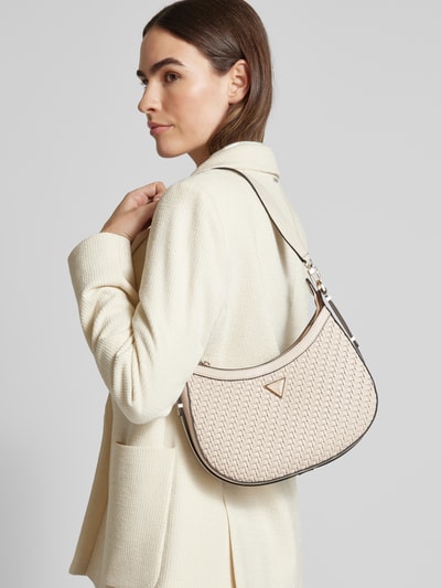 Peek & Cloppenburg GuessHandtasche in Flecht-Optik Modell 'MURIELLE' in offwhite