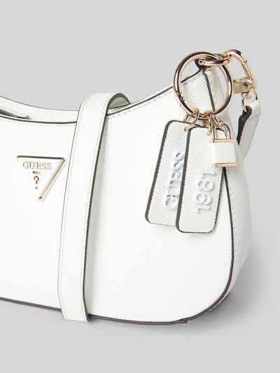 Peek & Cloppenburg GuessHandtasche Mit Label-Anhänger Modell 'NOELLE' In Weiss