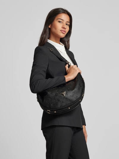 Peek & Cloppenburg GuessHandtasche Mit Label-Applikation Modell 'CRESIDIA' In Black