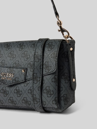 Peek & Cloppenburg GuessHandtasche Mit Label-Applikation Modell 'ECO BRENTON' In Black