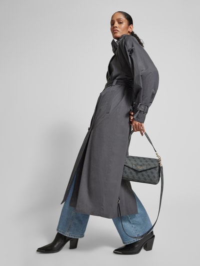 Peek & Cloppenburg GuessHandtasche mit Label-Applikation Modell 'ECO BRENTON' in black