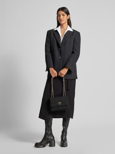 Peek & Cloppenburg GuessHandtasche mit Label-Applikation Modell 'GIULLY 2' in black