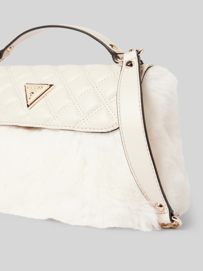 Peek & Cloppenburg GuessHandtasche Mit Label-Applikation Modell 'LISE' In Ecru