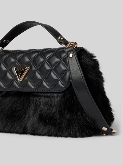 Peek & Cloppenburg GuessHandtasche Mit Label-Applikation Modell 'LISE' In Black