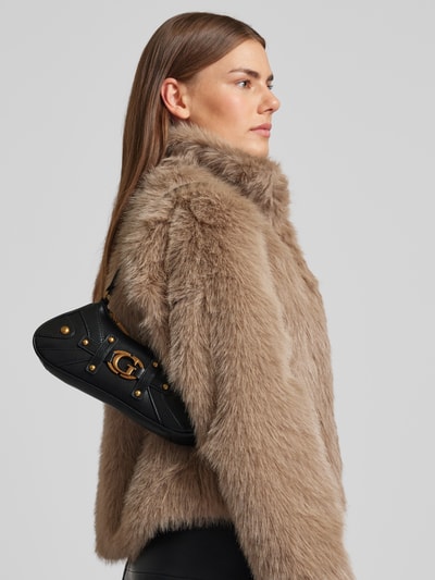 Peek & Cloppenburg GuessHandtasche mit Label-Applikation Modell 'MINTHA MINI' in black