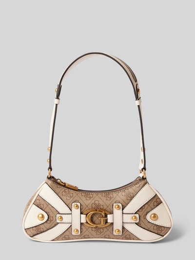 Peek & Cloppenburg GuessHandtasche Mit Label-Applikation Modell 'MINTHA' In Offwhite