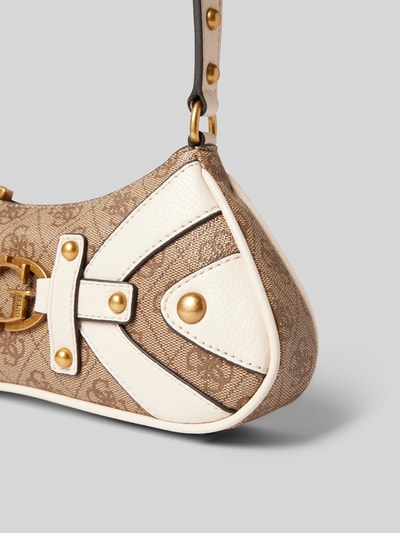 Peek & Cloppenburg GuessHandtasche Mit Label-Applikation Modell 'MINTHA' In Offwhite