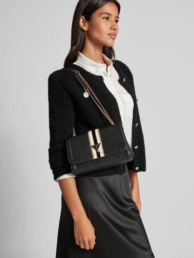 Peek & Cloppenburg GuessHandtasche mit Label-Applikation Modell 'NOELLE' in black