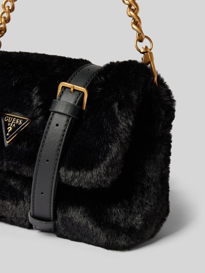 Peek & Cloppenburg GuessHandtasche Mit Label-Applikation Modell 'SAMIA' In Black