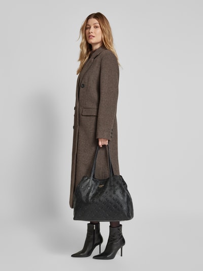 Peek & Cloppenburg GuessHandtasche mit Label-Applikation Modell 'VIKKY II' in black