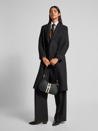 Peek & Cloppenburg GuessHandtasche mit Label-Applikationen Modell 'NOELLE' in black