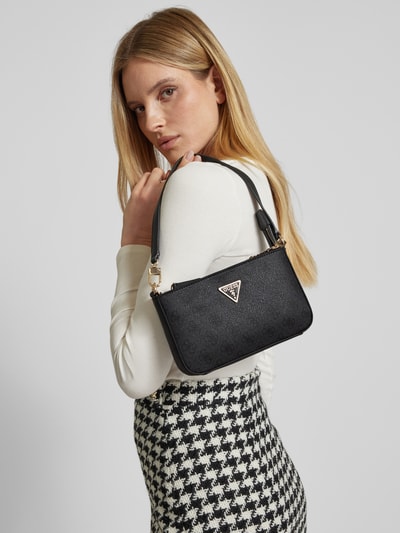 Peek & Cloppenburg GuessHandtasche mit Label-Detail Modell 'NOELLE' in black