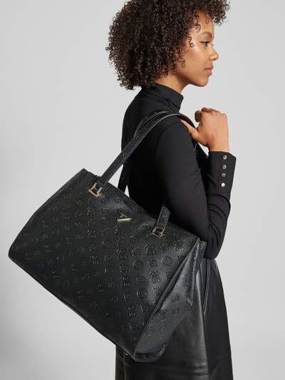 Peek & Cloppenburg GuessHandtasche Mit Label-Details Modell 'CRESIDIA' In Black