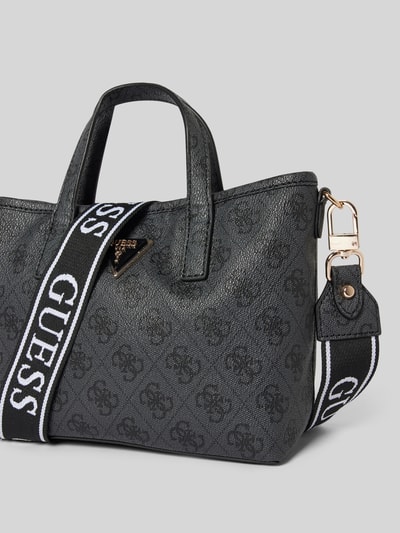 Peek & Cloppenburg GuessHandtasche Mit Label-Details Modell 'LATONA' In Anthrazit Melange