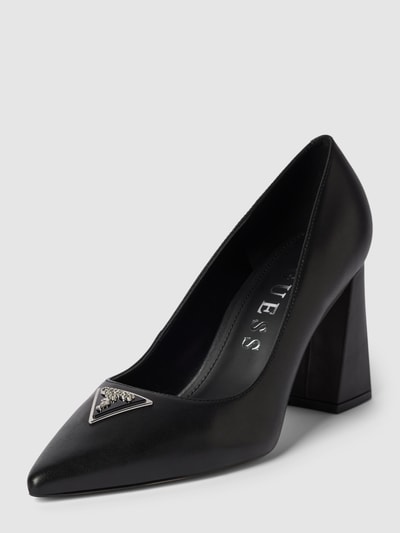 Peek & Cloppenburg GuessHigh Heels mit Label-Detail Modell 'BARSON' in black