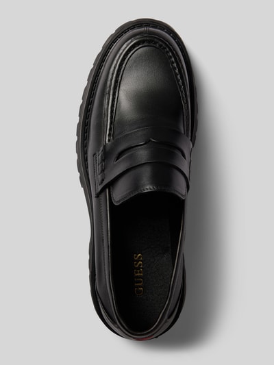 Peek & Cloppenburg GuessLederloafers Mit Blockabsatz Modell 'GORIZIA' In Black