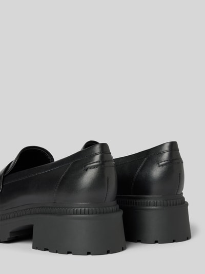 Peek & Cloppenburg GuessLoafer Aus Reinem Leder Mit Label-Details Modell 'FINDA' In Black