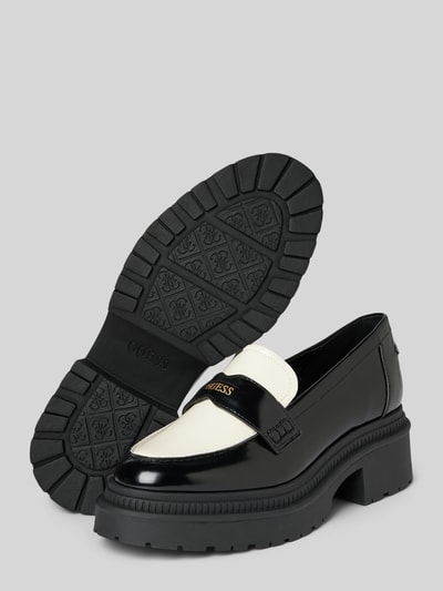 Peek & Cloppenburg GuessLoafer Mit Label-Details Modell 'FINDA' In Black
