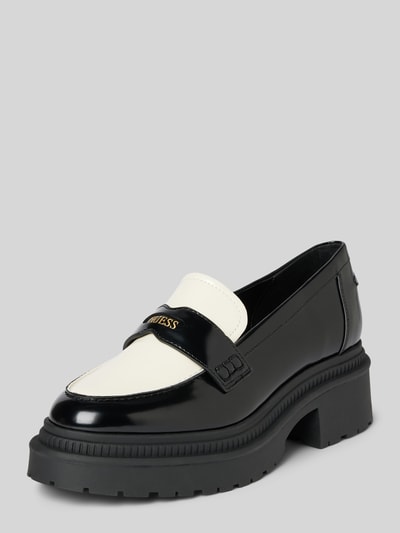 Peek & Cloppenburg GuessLoafer Mit Label-Details Modell 'FINDA' In Black