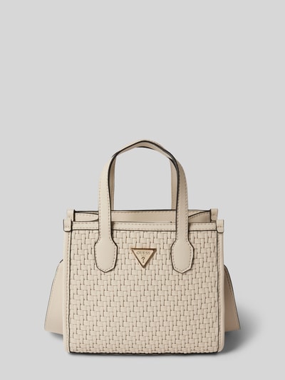 Peek & Cloppenburg GuessMini Tote Bag Mit Label-Details Modell 'SILVANA' In Ecru