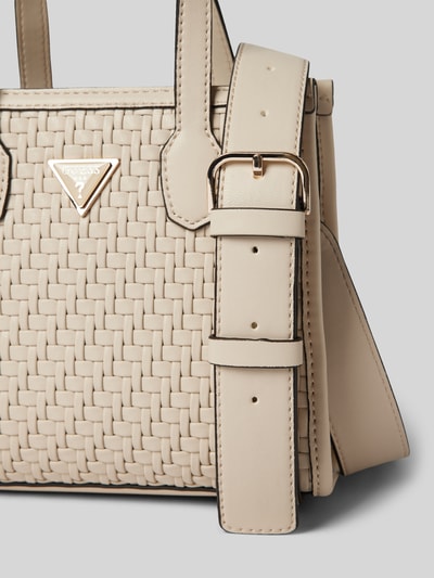 Peek & Cloppenburg GuessMini Tote Bag Mit Label-Details Modell 'SILVANA' In Ecru
