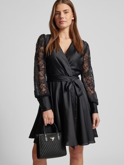 Peek & Cloppenburg GuessMini Tote Bag mit Label-Details Modell 'SILVANA' in black