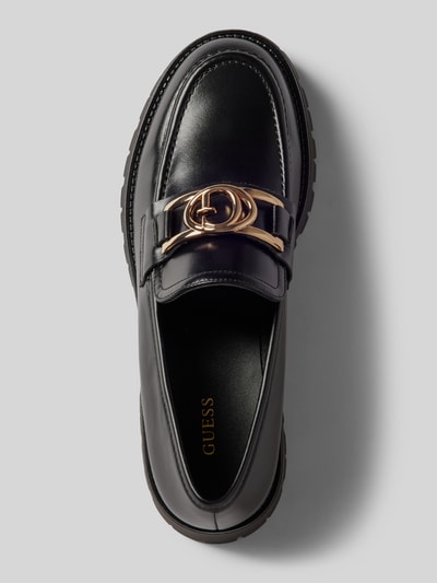 Peek & Cloppenburg GuessMokassins Mit Label-Applikation Modell 'ILARY' In Black