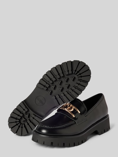 Peek & Cloppenburg GuessMokassins Mit Label-Applikation Modell 'ILARY' In Black