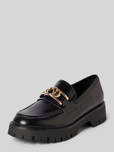 Peek & Cloppenburg GuessMokassins mit Label-Applikation Modell 'ILARY' in black