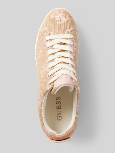 Peek & Cloppenburg GuessPlateau-Sneaker Mit Label-Print Modell 'GIAA' In Beige