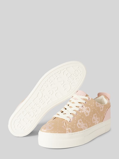 Peek & Cloppenburg GuessPlateau-Sneaker Mit Label-Print Modell 'GIAA' In Beige