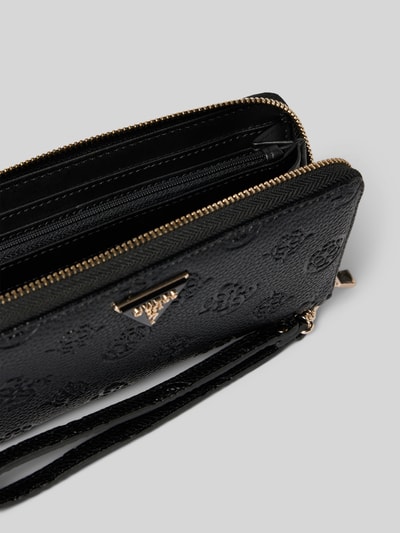 Peek & Cloppenburg GuessPortemonnaie Mit Label-Detail In Black