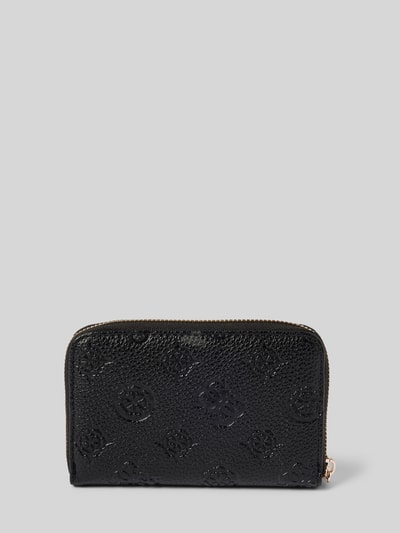 Peek & Cloppenburg GuessPortemonnaie Mit Label-Detail Modell 'CRESIDIA' In Black