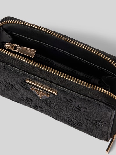 Peek & Cloppenburg GuessPortemonnaie Mit Label-Detail Modell 'CRESIDIA' In Black
