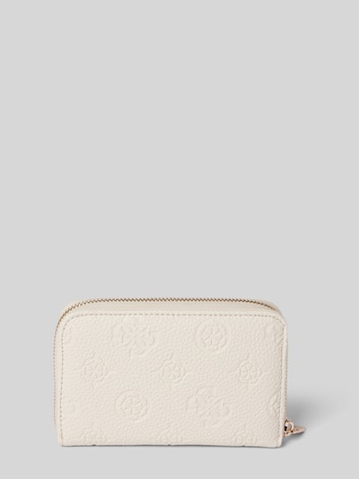Peek & Cloppenburg GuessPortemonnaie Mit Label-Detail Modell 'CRESIDIA' In Ecru