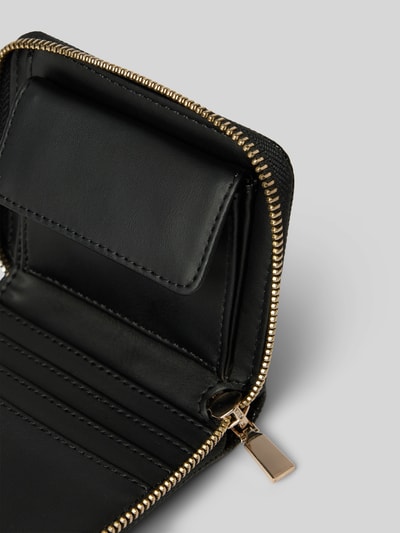 Peek & Cloppenburg GuessPortemonnaie Mit Strukturmuster Modell 'LAUREL' In Black