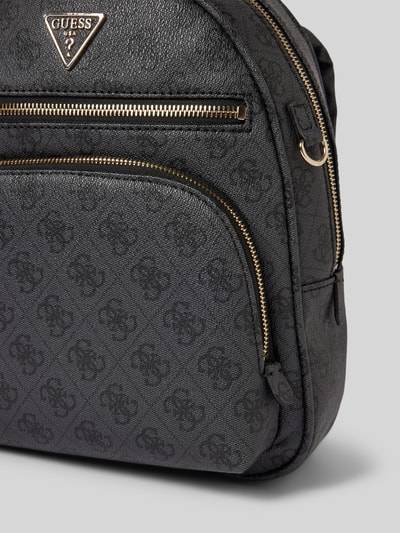 Peek & Cloppenburg GuessRucksack Mit Label-Applikation Modell 'POWER SLAY' In Anthrazit